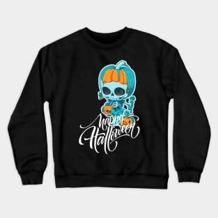 Funny Halloween Skeleton Crewneck Sweatshirt